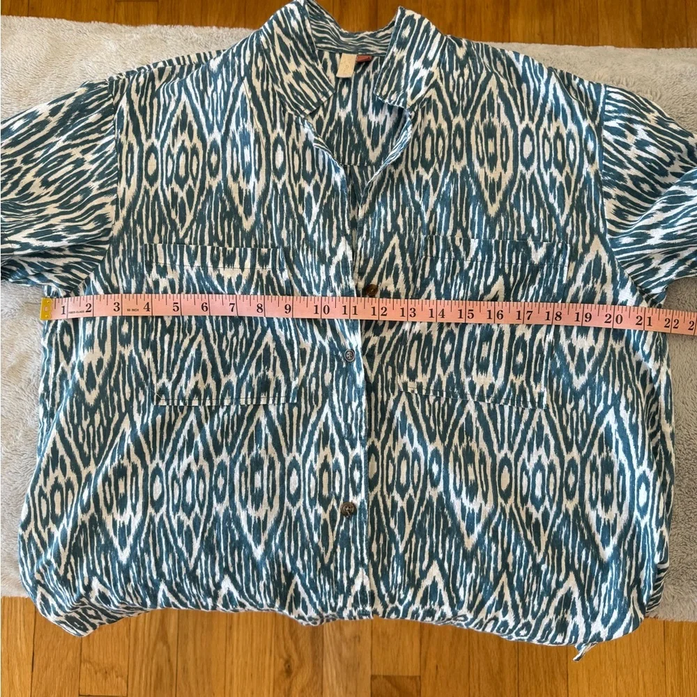 Pilcro Voile Surf Ikat Top - Picture 9 of 12